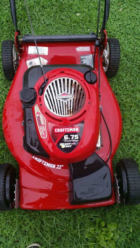 how to start the craftsman lawn mower|craftsman ready start lawn mower.